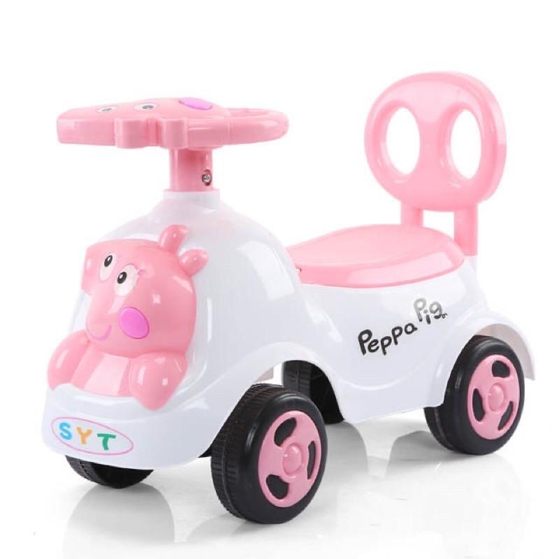 Xe chòi chân heo peppa cho bé có nhạc