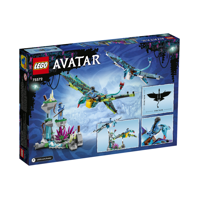 Đồ Chơi LEGO AVATAR Chuyến Bay Rồng Banshee Đầu Tiên Của Jake & Neytiri 75572 (572 chi tiết)