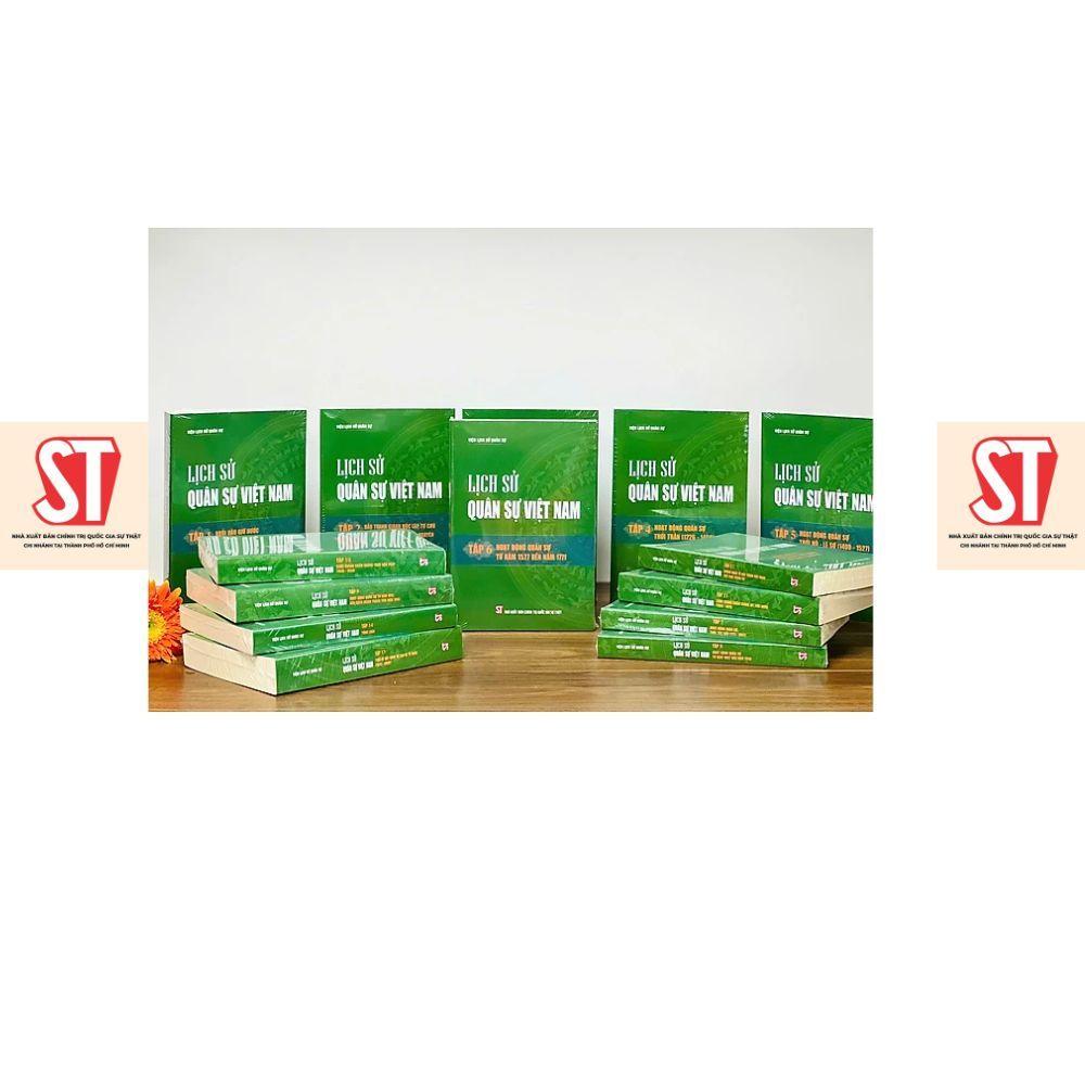 Sách - Bộ Lịch Sử Quân Sự Việt Nam - Combo 14 Tập - NXB Chính Trị Quốc Gia