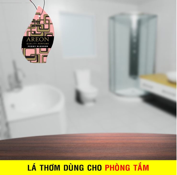 Lá thơm treo khử mùi Ô tô AREON BLACK FOUGGERE Hương Black Fougere ( Ngọt Ngào – The Mát )