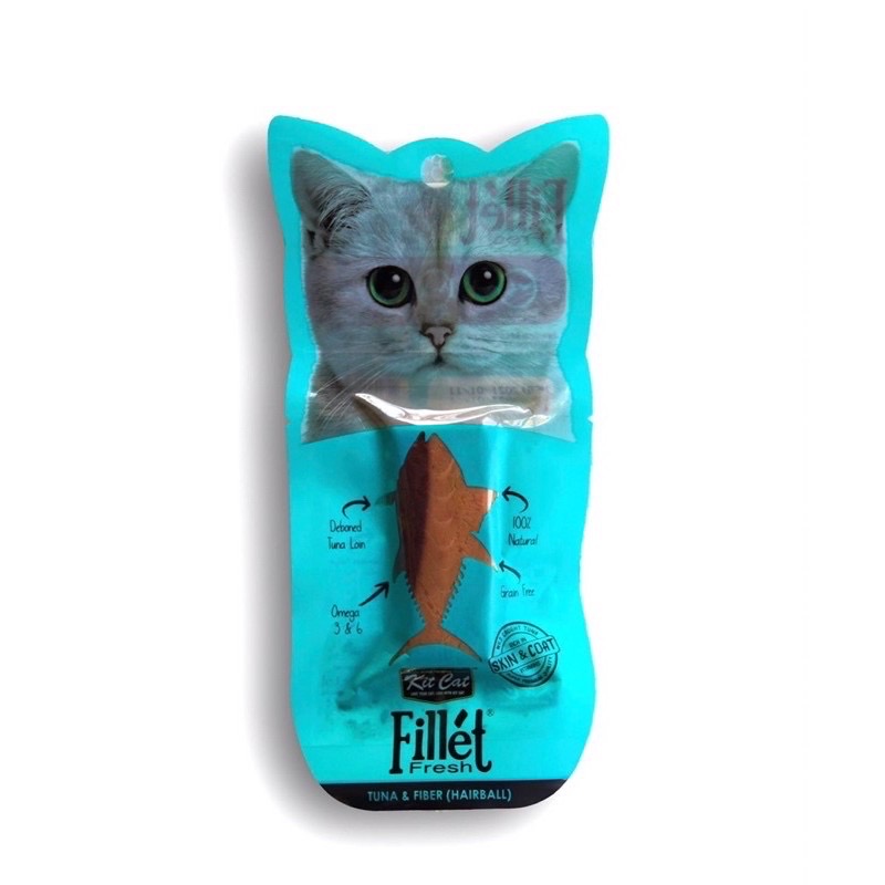 ￼Thịt Gà Phi Lê Cho Mèo - Thịt Tươi Kitcat Fresh Fillet Cho Mèo Gói 30g