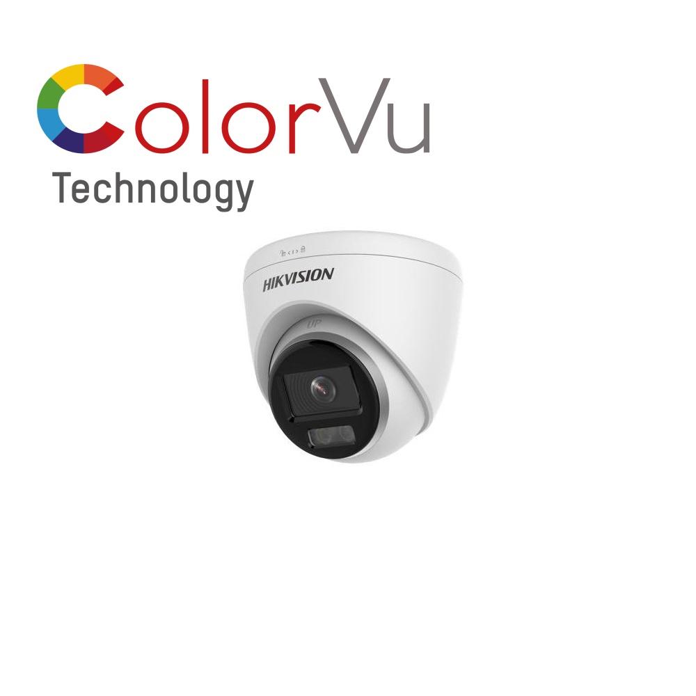 Camera IP Dome COLORVU Lite 2.0MP, hỗ trợ đèn trợ sáng 30m HIKVISION DS-2CD1327G0-L