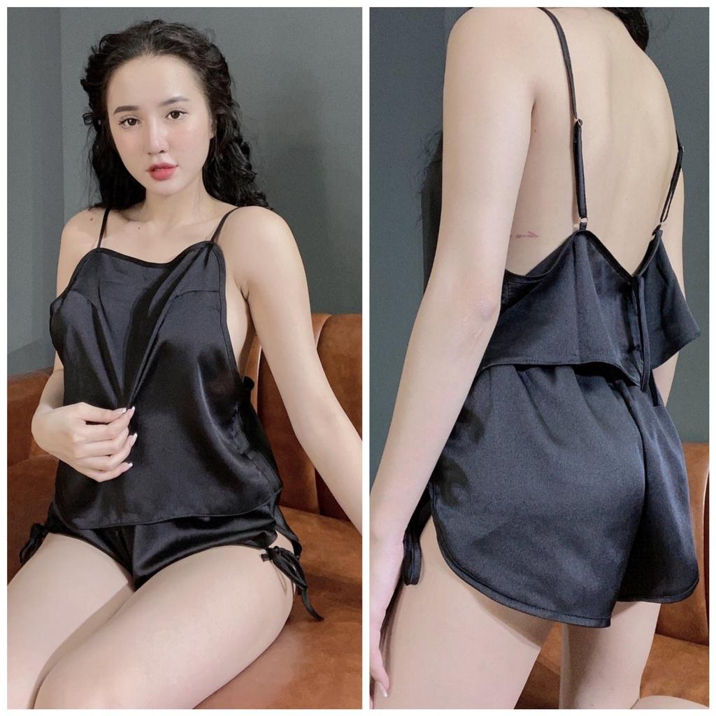Đồ ngủ sexy lụa Satin mềm mại xinh xắn