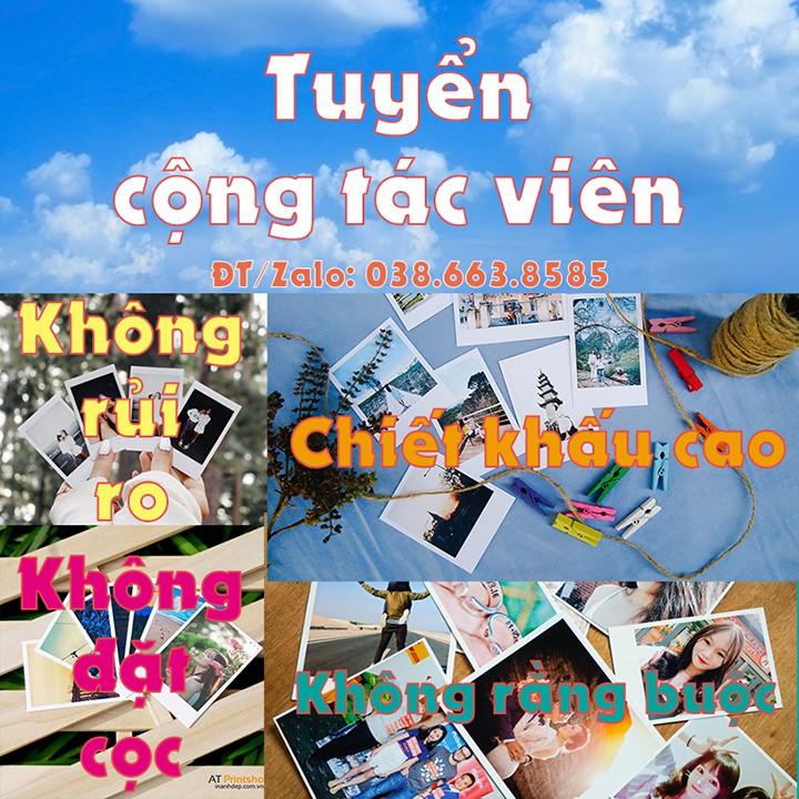 In ảnh 6x9 Tặng kèm kẹp gỗ và dây thừng trang trí