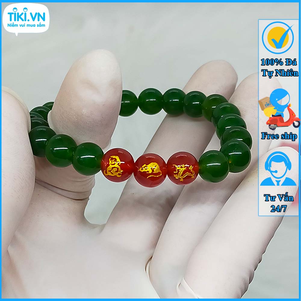 Vòng tay tam hợp thân tý thìn - Vòng tam hợp quý nhân may mắn tài lộc - Vòng đá đeo tay phong thủy