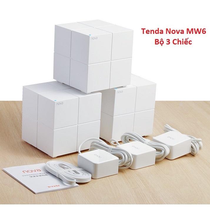 Hệ thống Wifi Mesh cho toàn ngôi nhà AC1200 Tenda - MW6 (3 Pack) - Hàng Chính Hãng