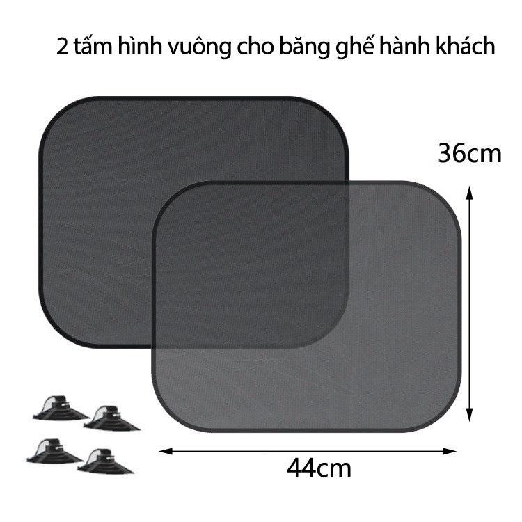 Bộ 2 Tấm Lưới Chắn Nắng Chống Nóng Ô Tô - Chắn Nắng Hiệu Quả
