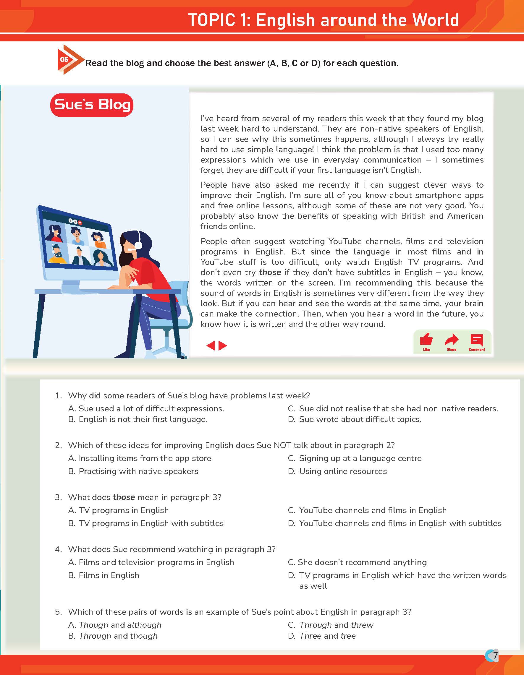 TĂNG CƯỜNG KĨ NĂNG ĐỌC, NGHE VÀ GIAO TIẾP TIẾNG ANH LỚP 9