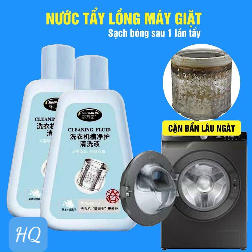 NƯỚC TẨY LỒNG MÁY GIẶT CLEANING FLUID NỘI ĐỊA TRUNG SIÊU SẠCH