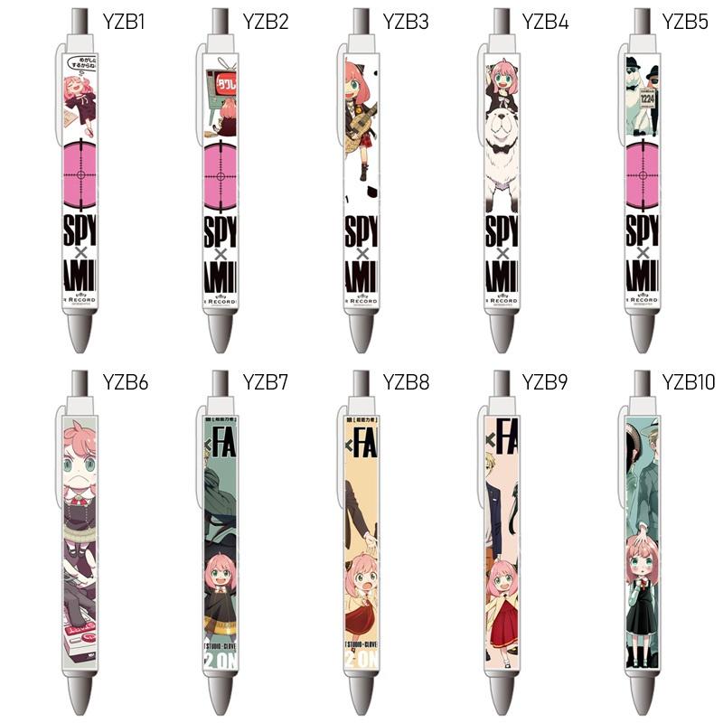 Bút Bi Tự Động 1.0mm In Hình Anime Cho Học Sinh