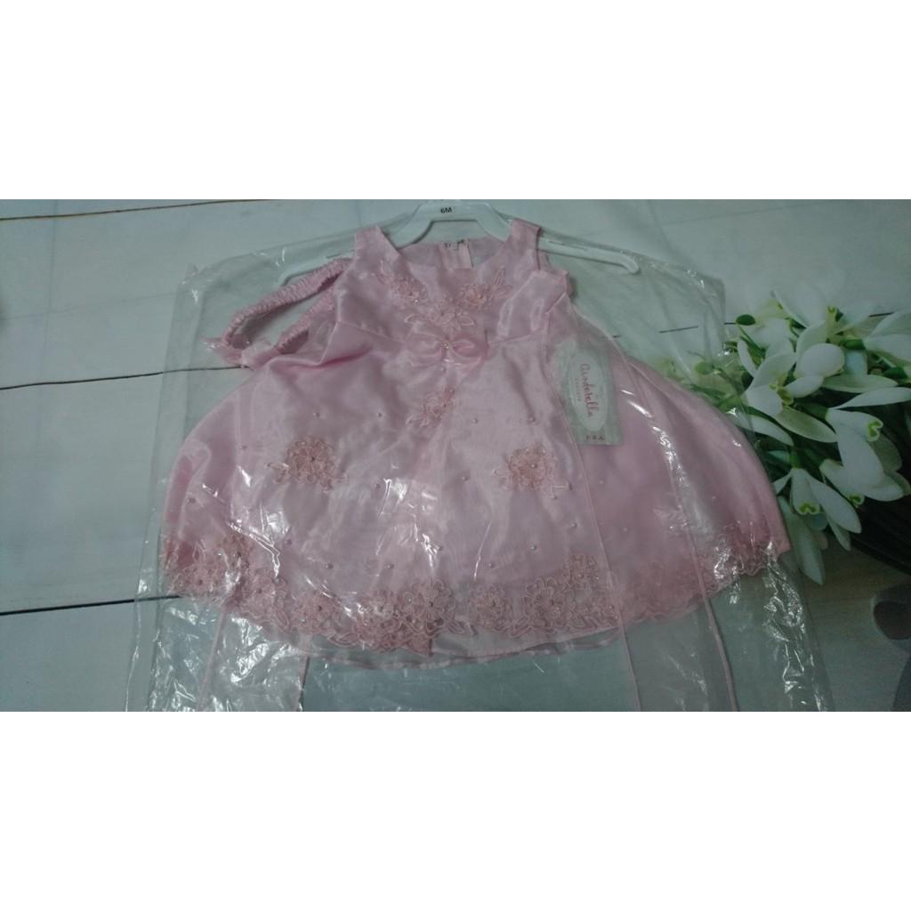Sale Đầm công chúa xuất Mỹ cinderella + tuban đầu cho Bé 6-24m _T9.110