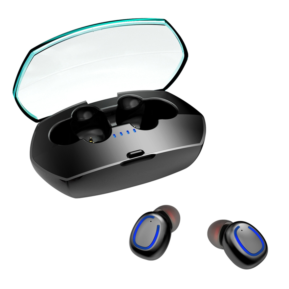 Tai Nghe Nhét Tai Không Dây Âm Thanh Nổi Bluetooth 5.0 TWS Không Thấm Nước Với Hộp Sạc Mic