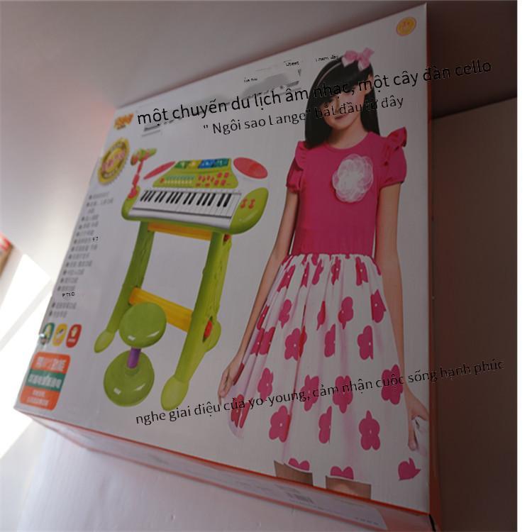 Giao Hàng Nhanh Đàn Piano Điện Tử 37 Phím Cho Trẻ Em Có Micro Phân Âm Nhạc Dreamy Grand Piano Đồ Chơi Đàn Piano