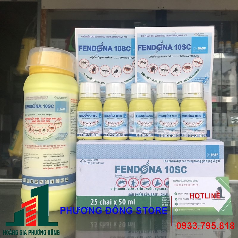 Thuốc diệt muỗi và côn trùng Fendona 10SC-5ml