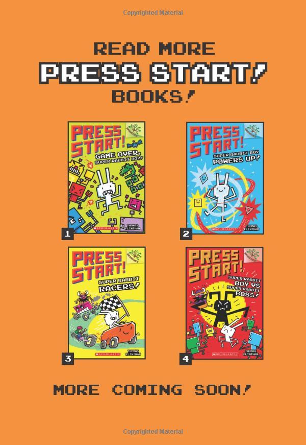 Sách ngoại văn: PRESS START! #3: SUPER RABBIT RACERS!