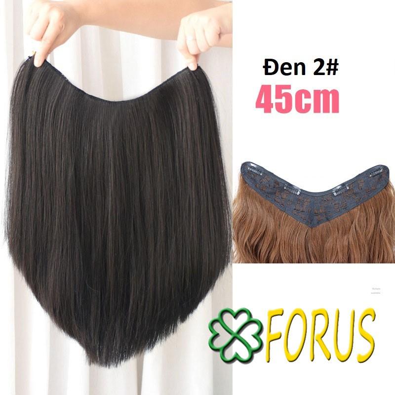 Tóc kẹp V thẳng dài 45cm
