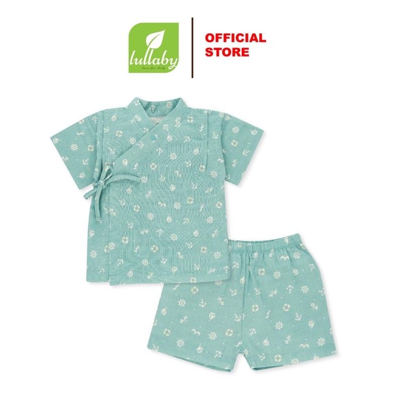 Bộ YUKATA XÔ NHẬT XANH MỎ NEO NH315M LULLABY