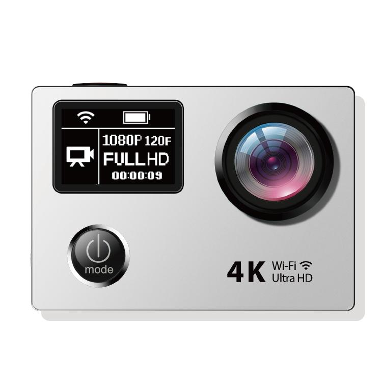 Camera mũ bảo hiểm thể thao LCD 2" LTPS Camera 4K Go Pro Quay video Wifi