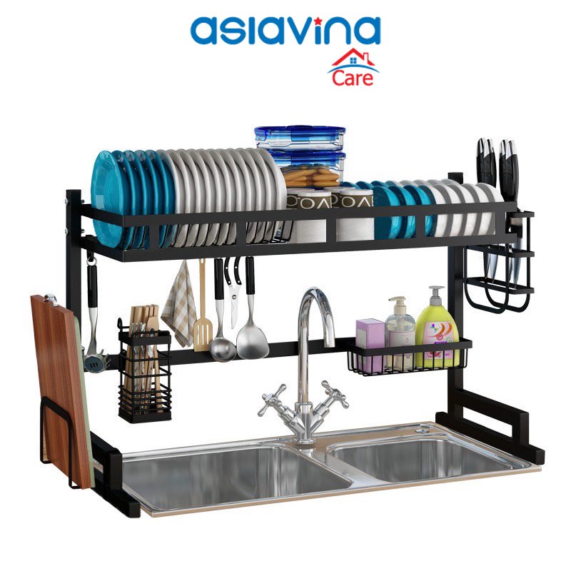 Kệ để chén Đa năng 2 tầng, kệ để chén, Kệ đa năng, Kệ để bát dĩa, Giá để chén, kệ để đồ, kệ bếp