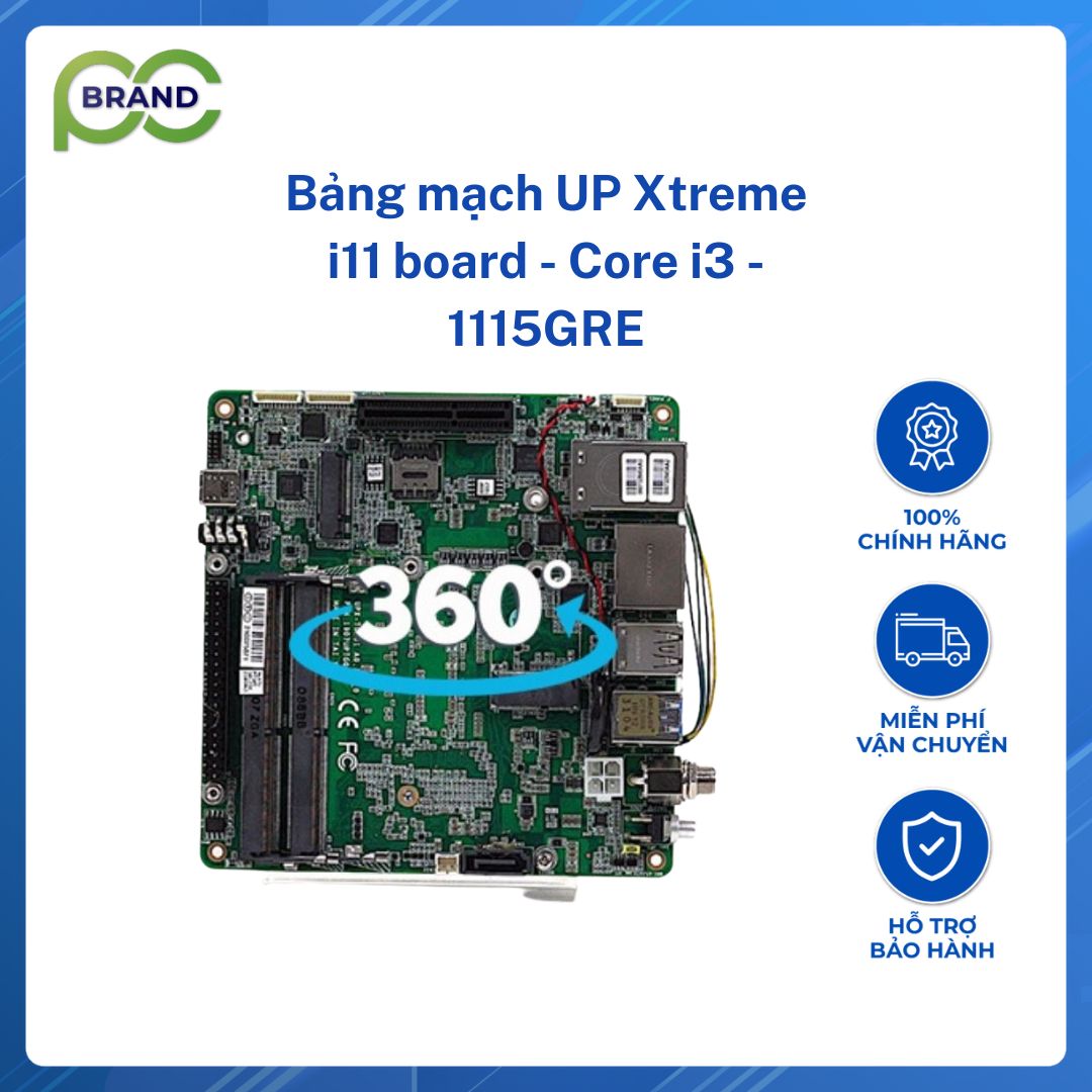 Bảng mạch UP Xtreme i11 board - Core i3 - 1115GRE - Hàng chính hãng
