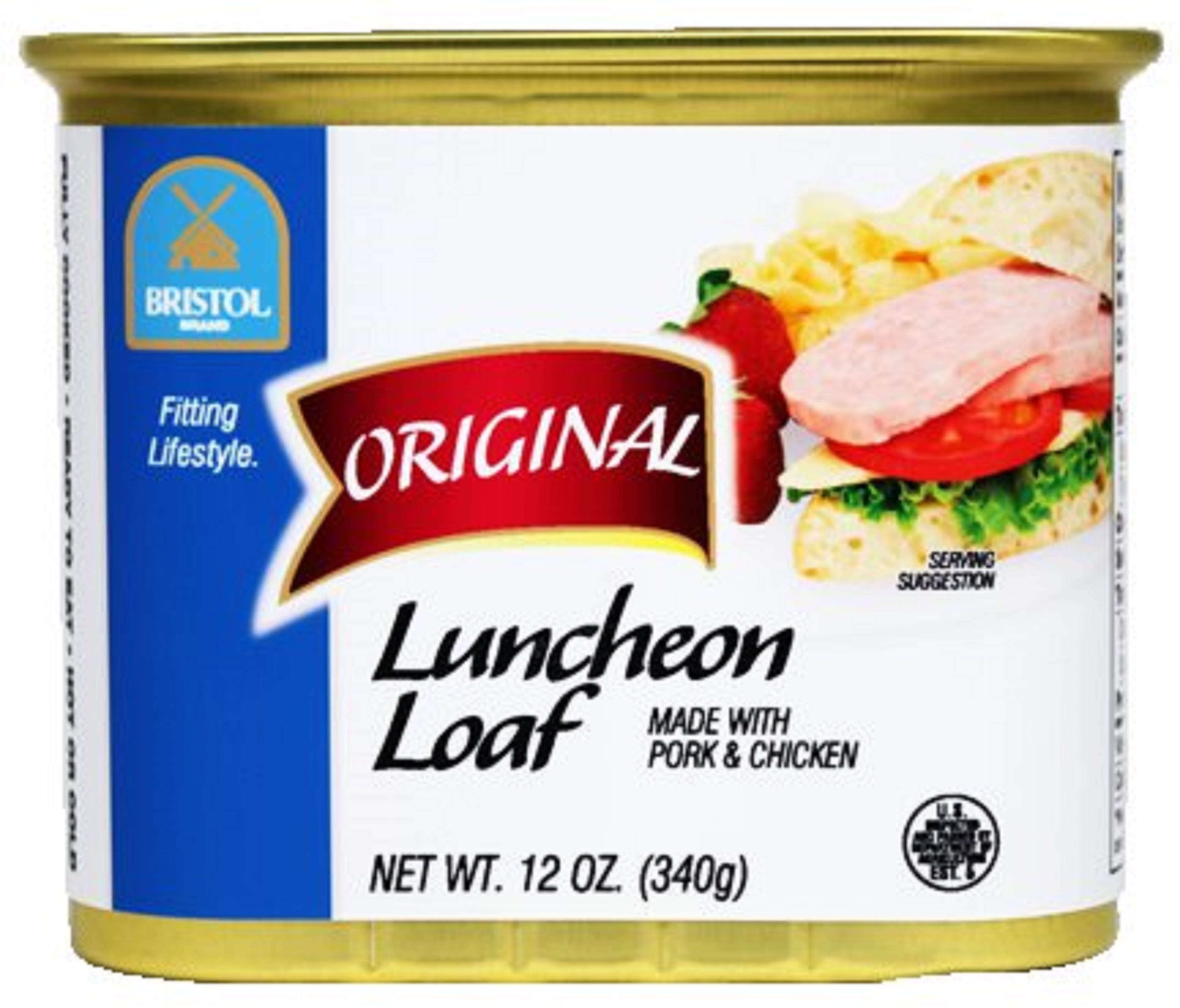 Thịt hộp Bristol Original 340 Gr