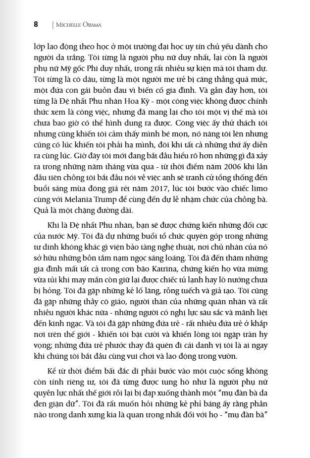 Sách - Becoming - Chất Michelle