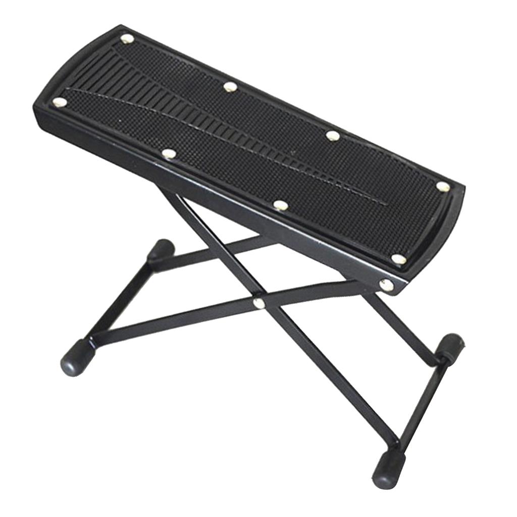 Sunnimix Điều Chỉnh Gấp Đàn Guitar Còn Lại Chân Không Trượt Di Động Đàn Guitar Để Chân