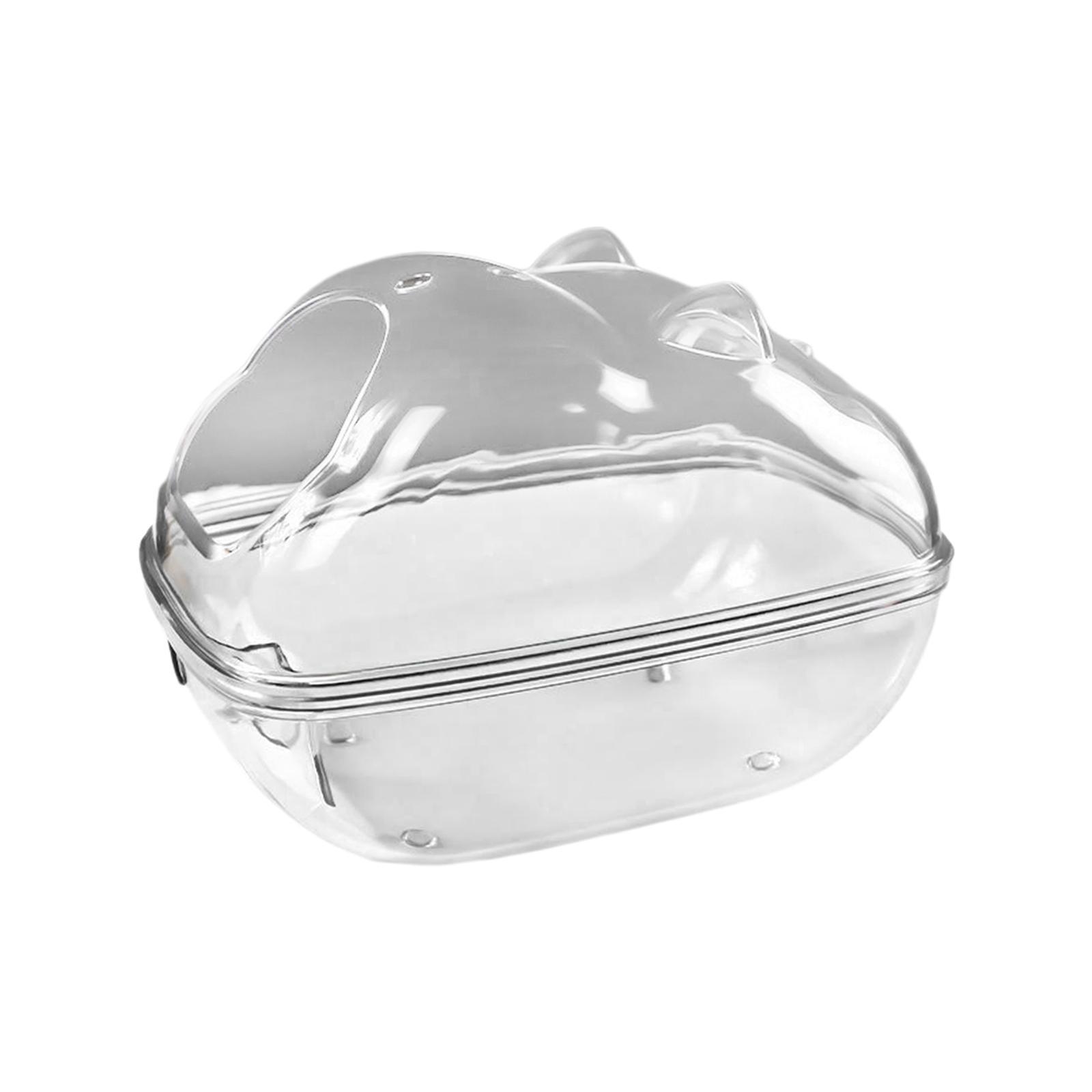 Hamster Sand Bath Toilet Pet Bathroom Bathtub for Gerbil Hedgehog Chinchilla