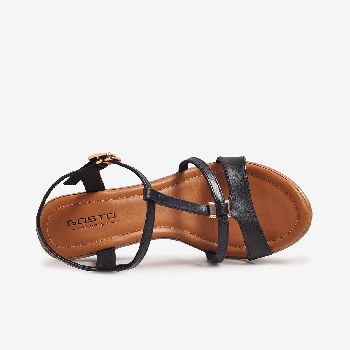 Sandal Cao Gót Nữ Biti's Gosto GPW002900DEN (Đen)