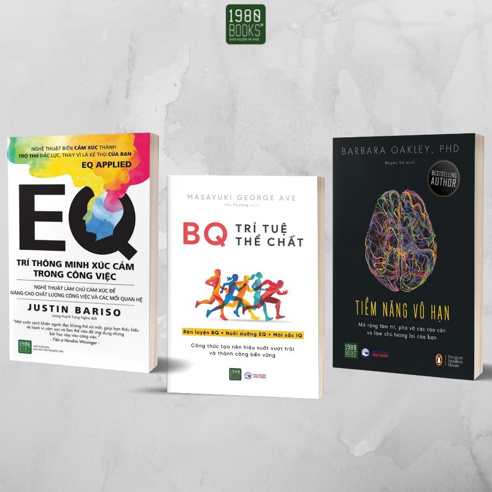 Sách Combo 3 cuốn: BQ Trí tuệ thể chất + EQ Trí thông minh xúc cảm trong công việc + Tiềm năng vô hạn - BẢN QUYỀN