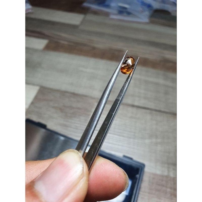 135- L Hạt Hessonite Garnet màu Cam