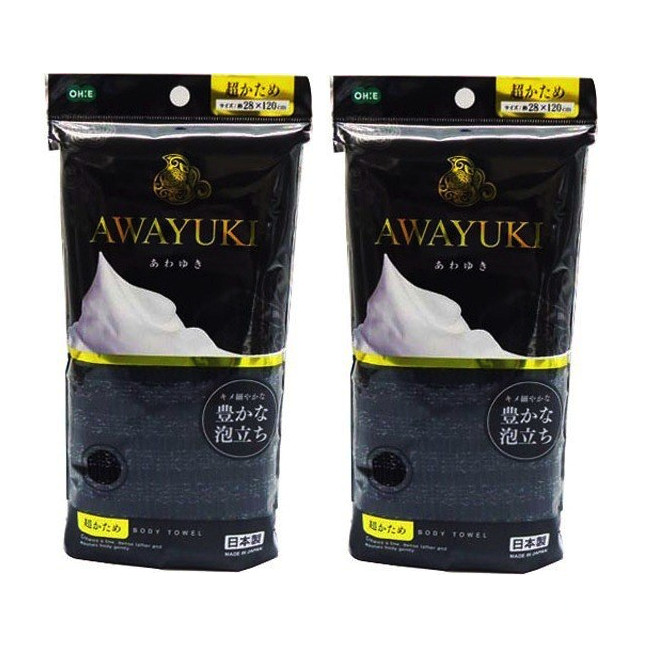 Combo 02 Khăn tắm tạo bọt cao cấp Ohe Awayuki - Hàng nhập khẩu Nhật Bản