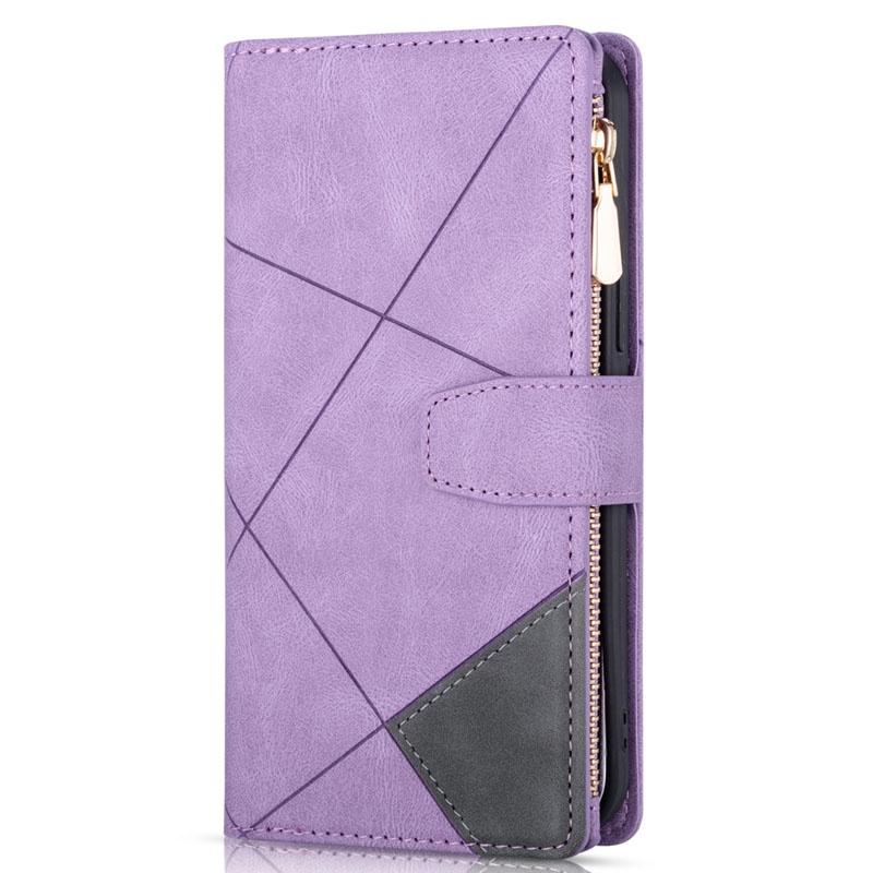 Ốp điện thoại da nắp lật dạng ví có khóa kéo đa năng cho iPhone 6 Plus 6S Plus 7 Plus iPhone 8 Plus X XR XS Max SE