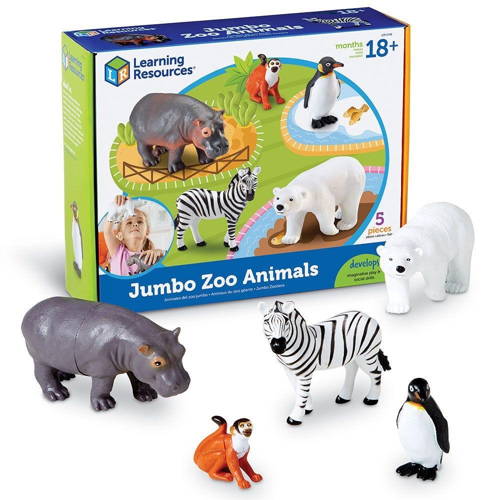 Bộ động vật sở thú - Jumbo Zoo Animals