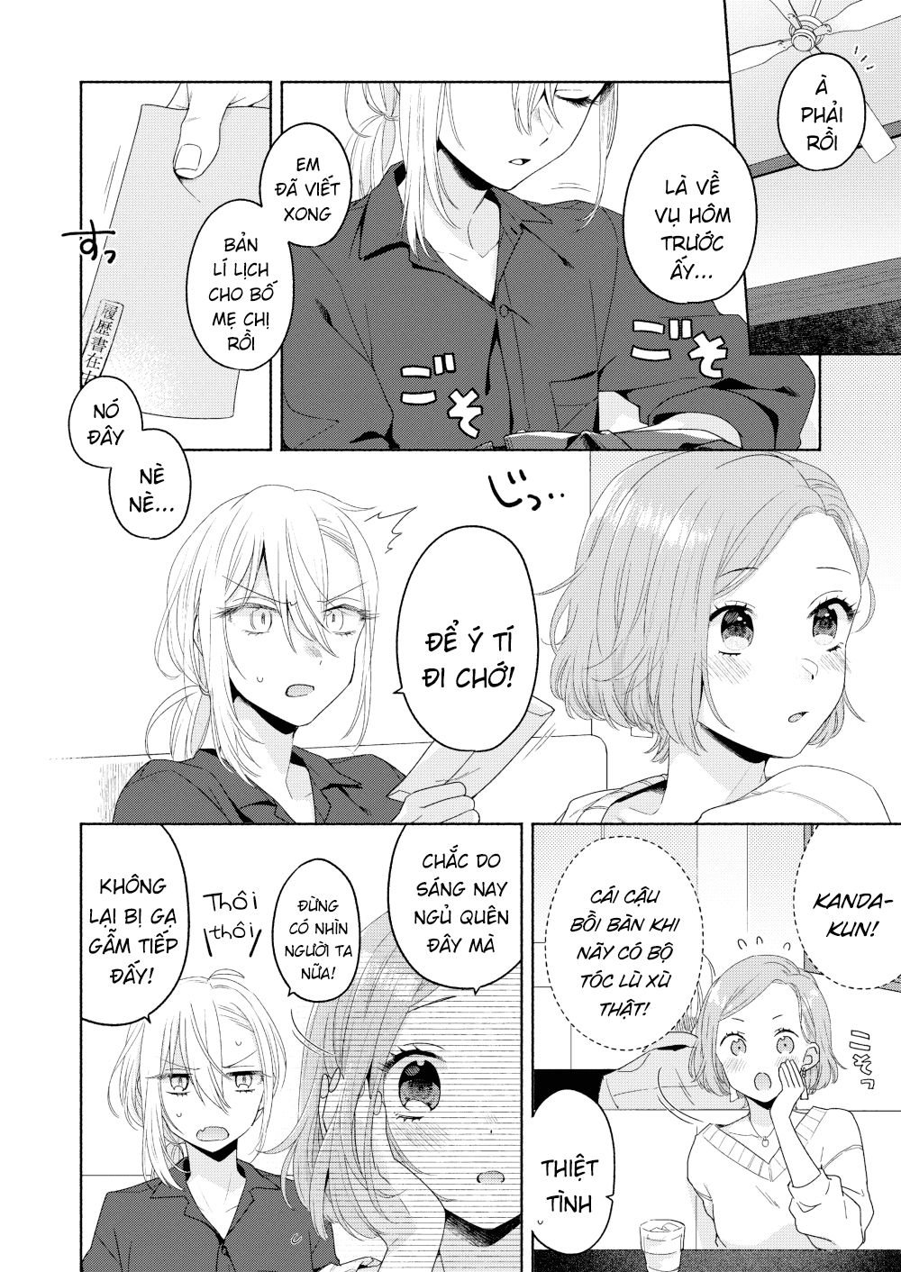 cô nàng đẹp trai và bà chị ngây thơ chapter 2 3