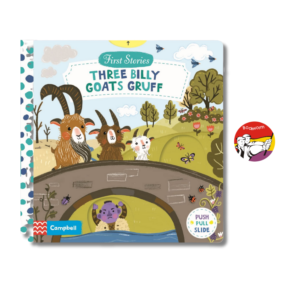Sách - Three Billy Goats Gruff by Campbell Books | English Children's Picture Book - Activity Book