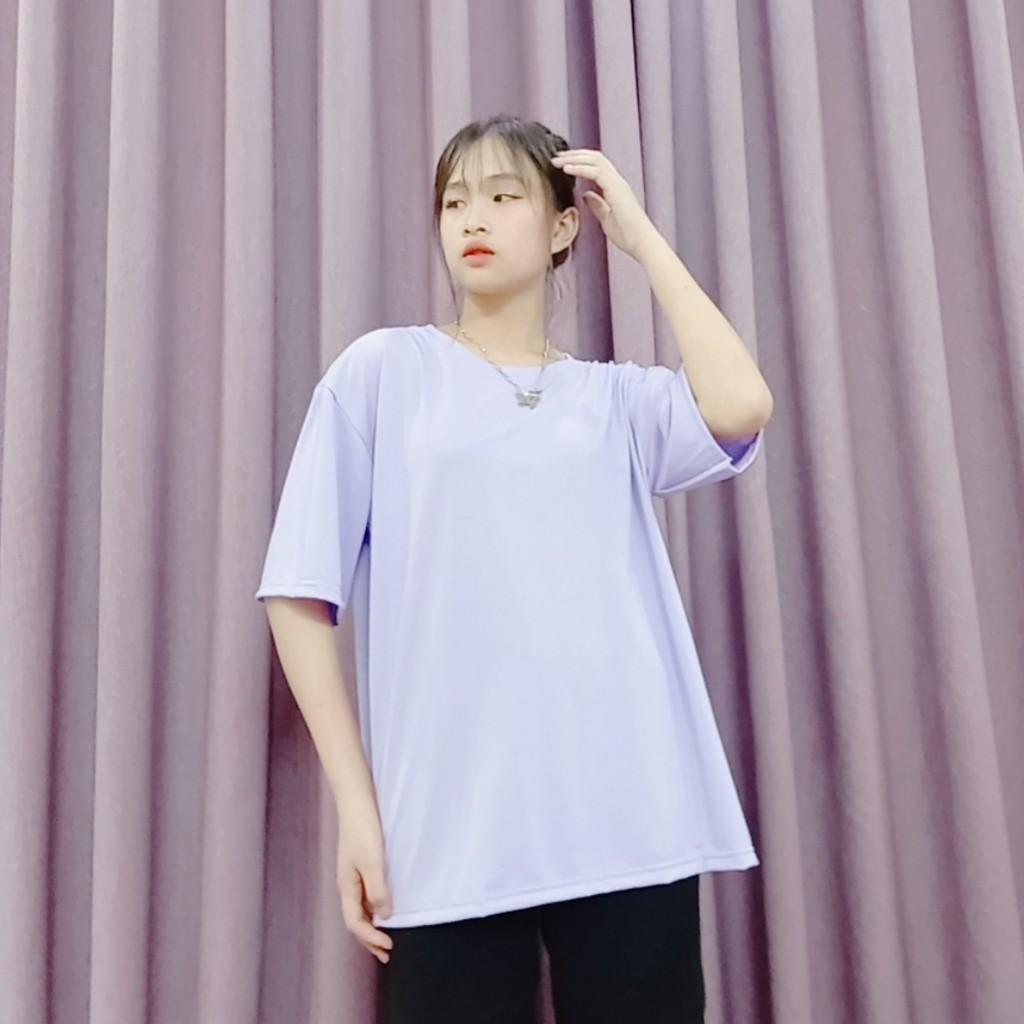 Áo phông trơn nam nữ - Áo thun nam nữ tay lỡ form rộng, phông nam nữ unisex chất 100% cotton co giãn 4 chiều cực mát