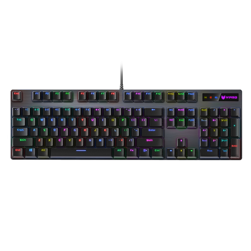 Bàn Phím Gaming Có Dây Rapoo V500RGB - Hàng Chính Hãng