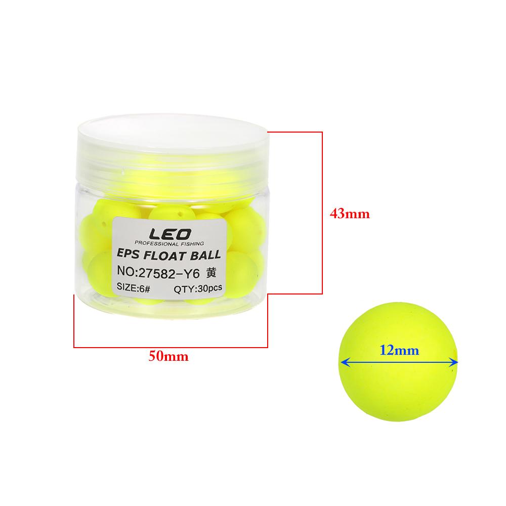 30 chiếc phao câu cá Màu sắc tươi sáng trong một hộp nhỏ giúp bạn dễ dàng nhận biết khi câu cá đêm hoặc câu cá nước sâu