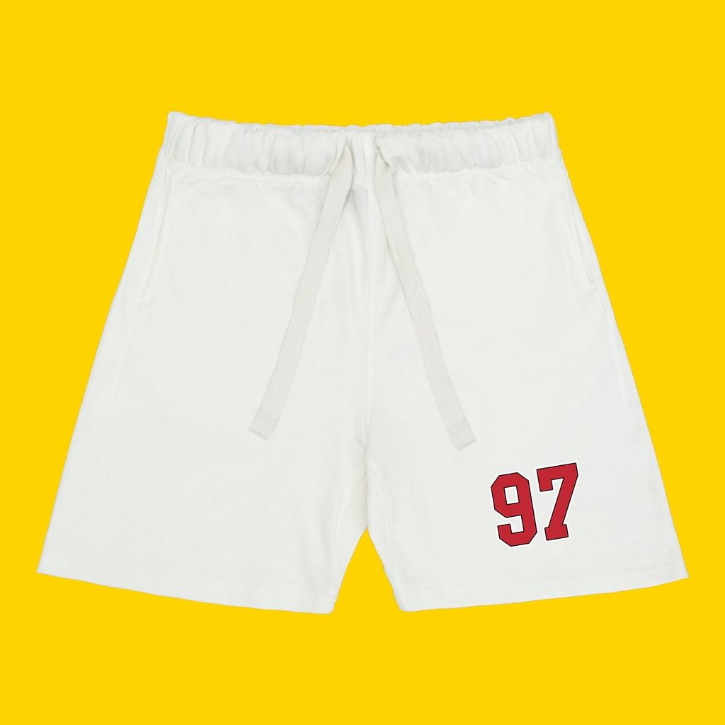 Quần short 97 nỉ da cá Hogoto shop , quần short unisex nam nữ chất liệu cotton