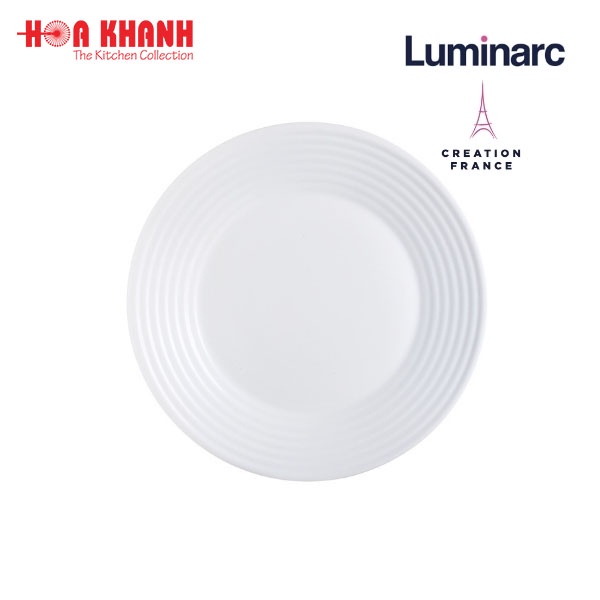 Đĩa Thủy Tinh Luminarc Diwali Harena 25cm cường lực, chịu nhiệt đựng thức ăn - Bộ 3 đĩa - L1839