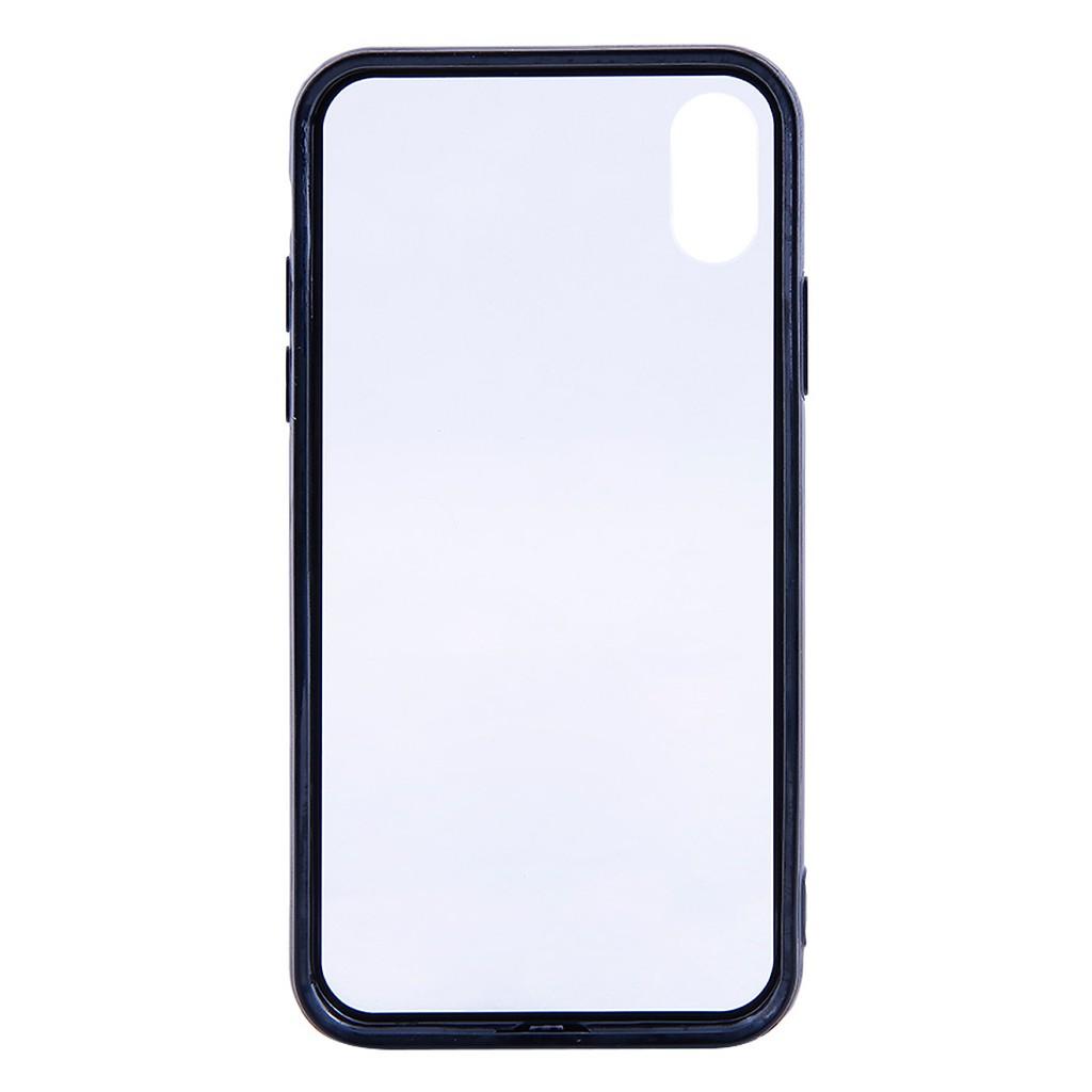 Ốp Lưng Dành Cho iPhone X Trong Suốt Viền Silicon Cao Cấp Sang Trọng - Viền Đen