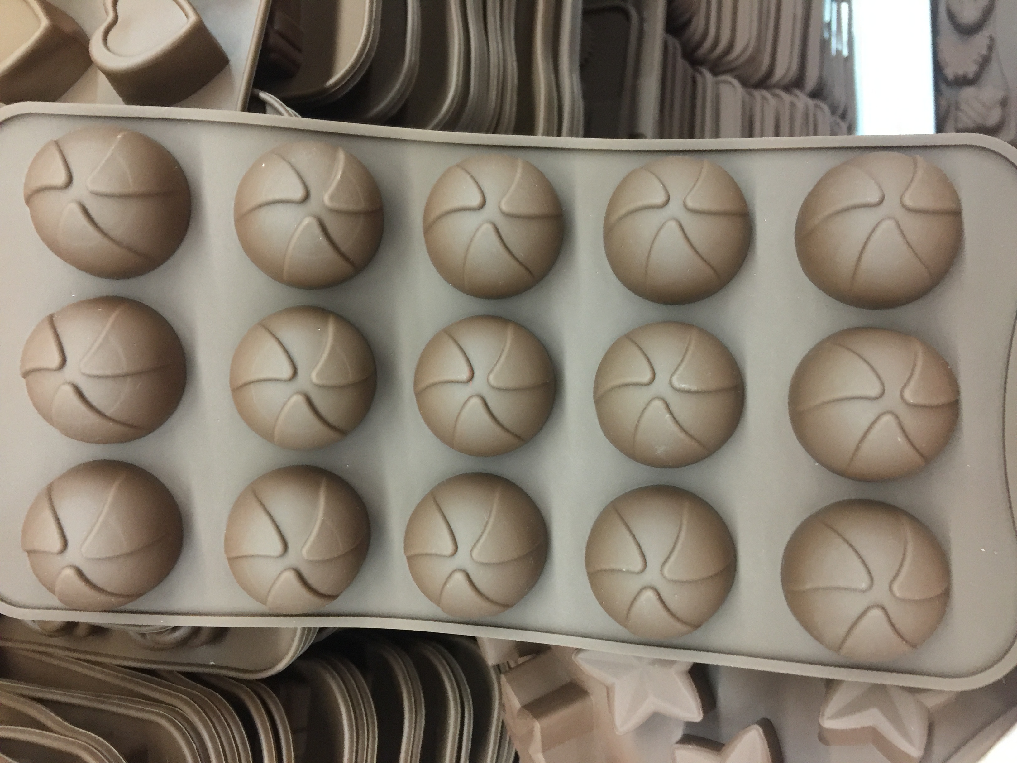 Khuôn silicon viên tròn