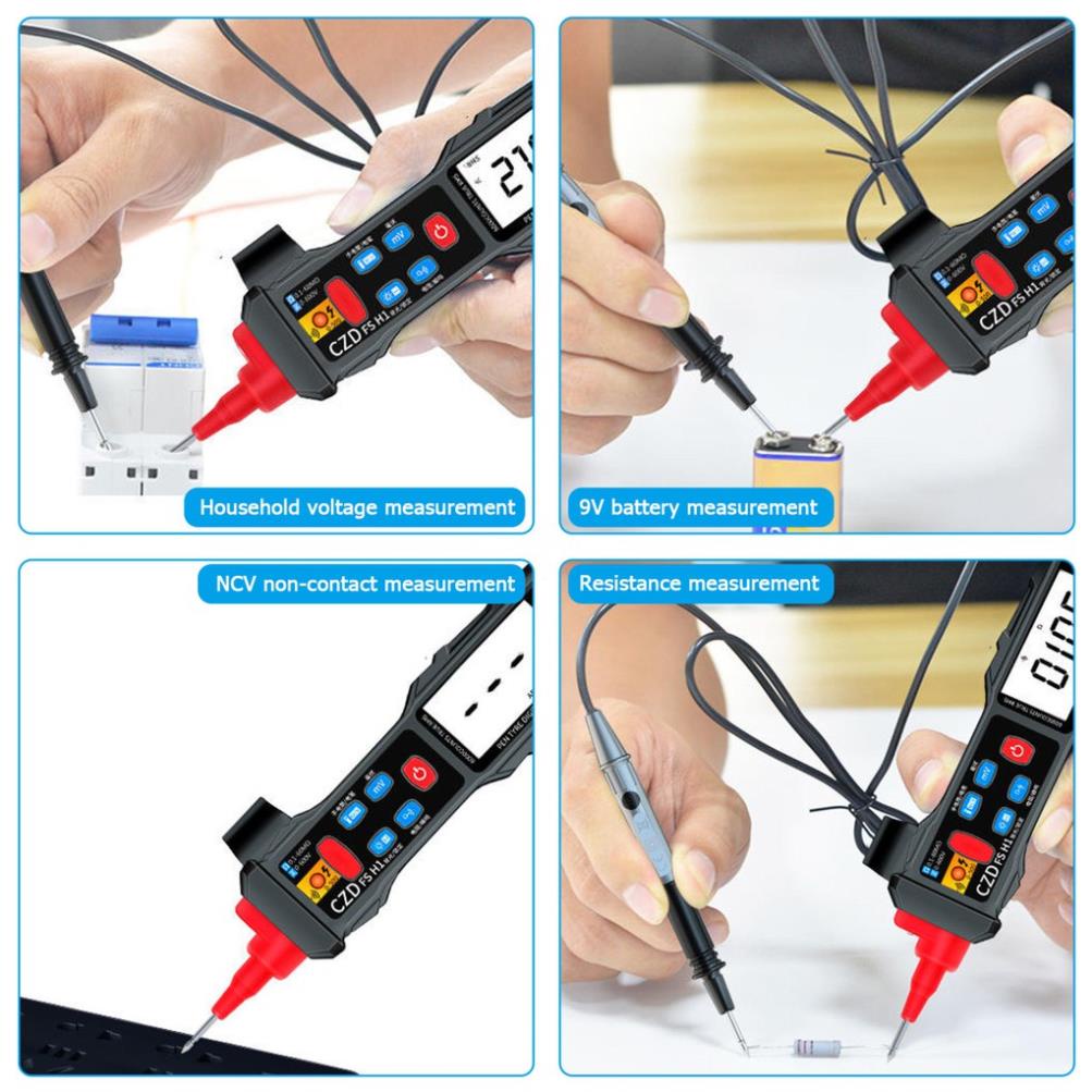 kiểm tra điện áp AC DC vạn năng màn hình LCD kỹ thuật số