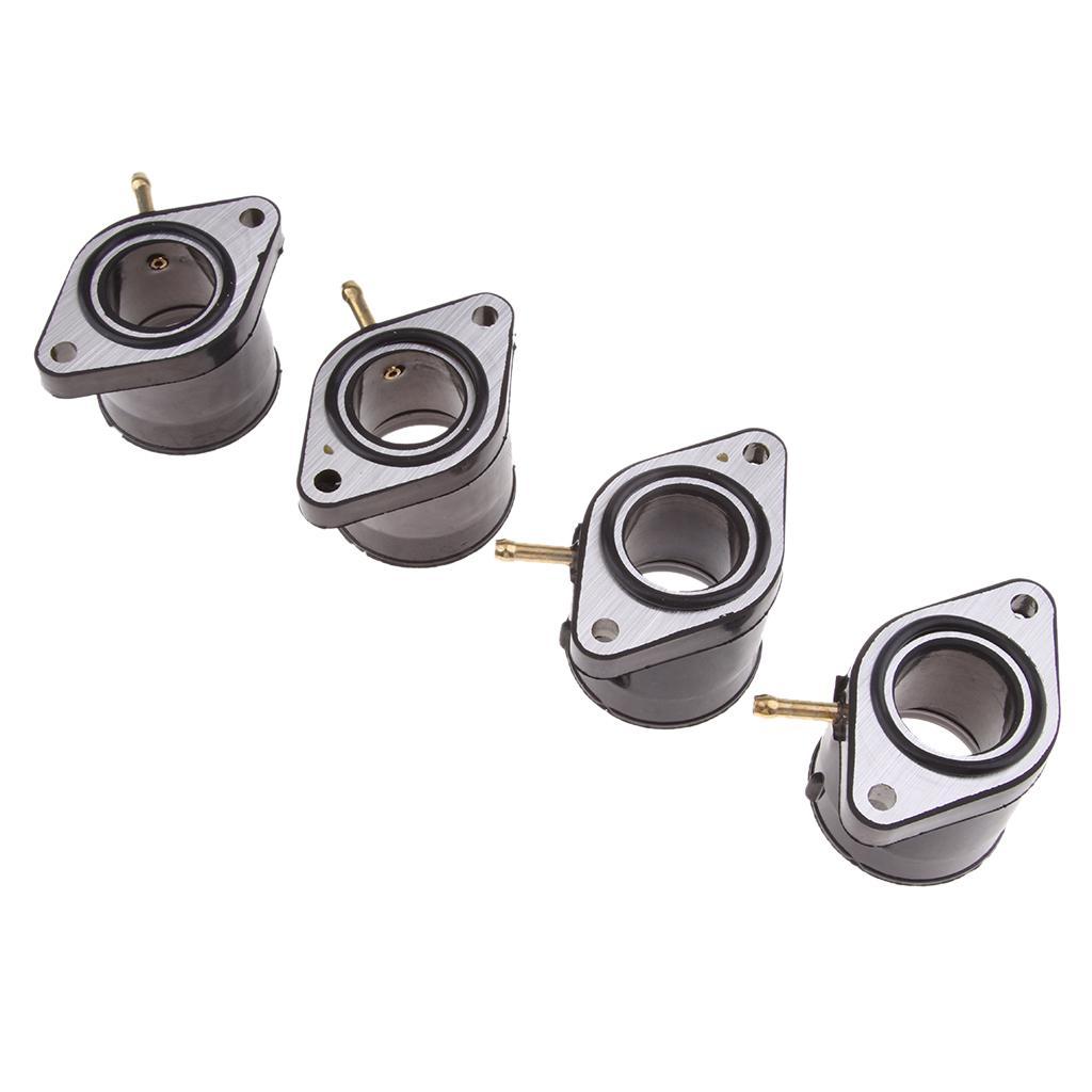 4x Intake Carburetor Adapter Interface Insulator Glue for XJR400
