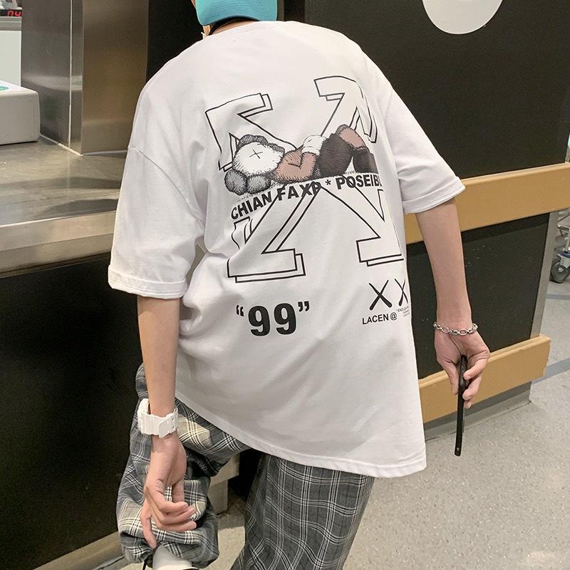 Áo Hè 2022, áo phông cổ tròn UNISEX in hình OFF-WHITE cực chất cho nam nữ