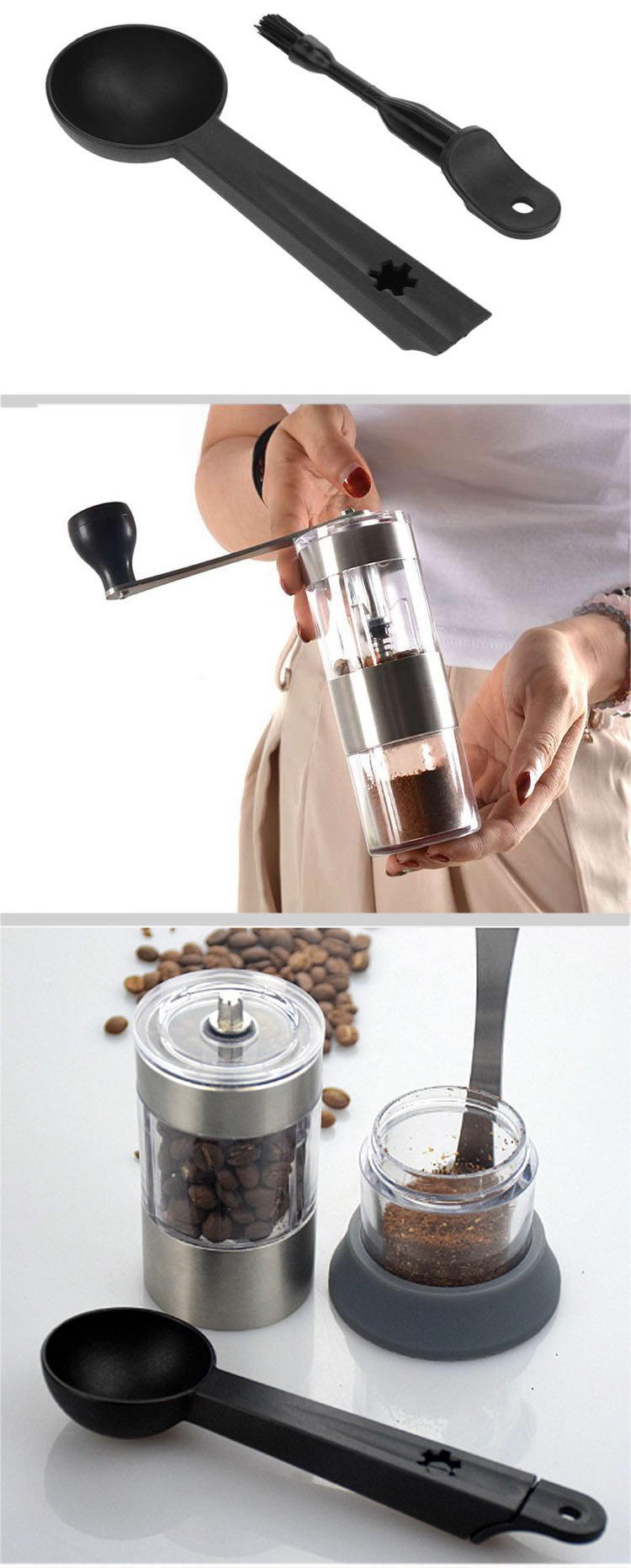 Máy xay hạt cà phê cầm tay mini Aturos 2 trong 1 ZX-A75