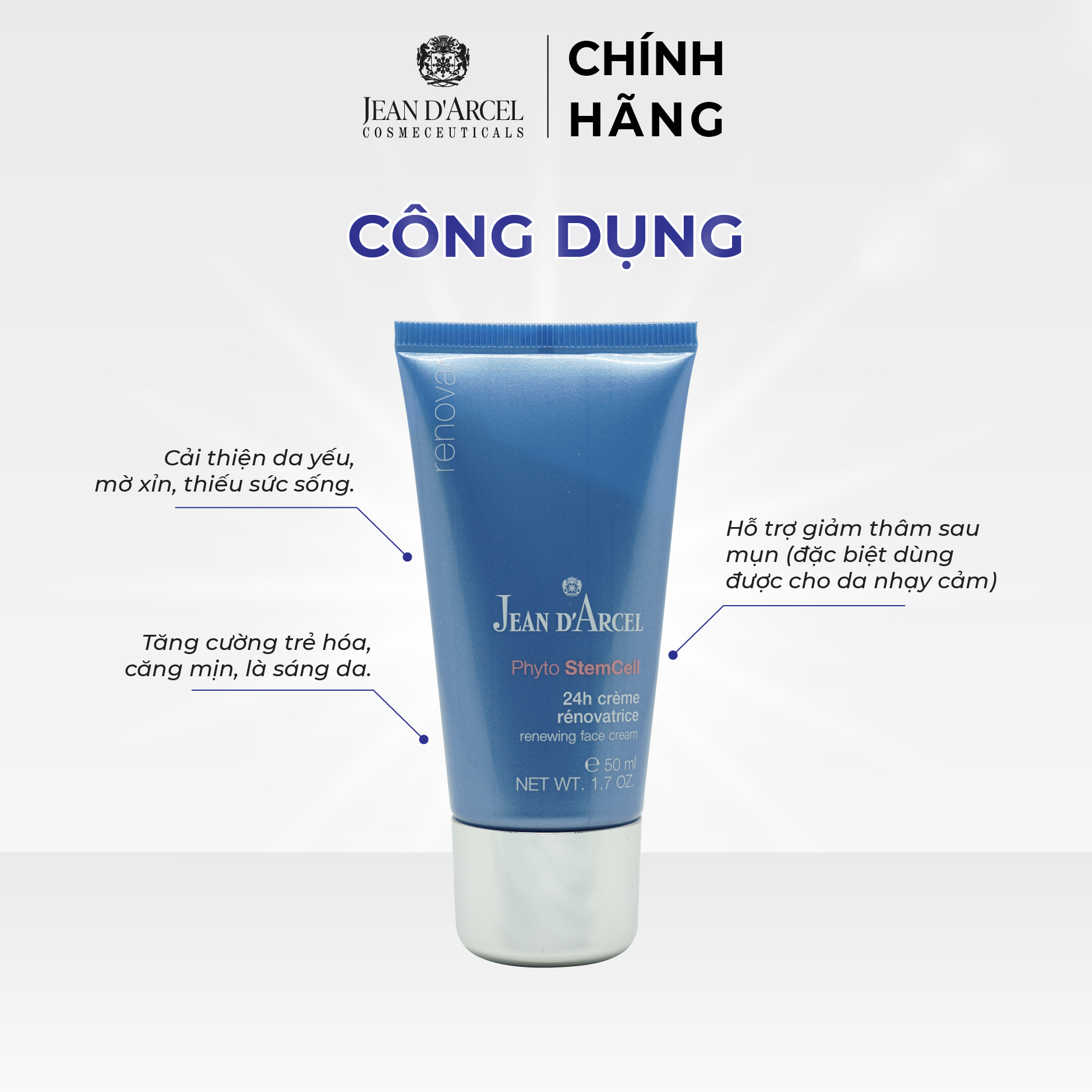 J27L - Kem dưỡng Jean d'Arcel giúp làm trẻ hóa và sáng da