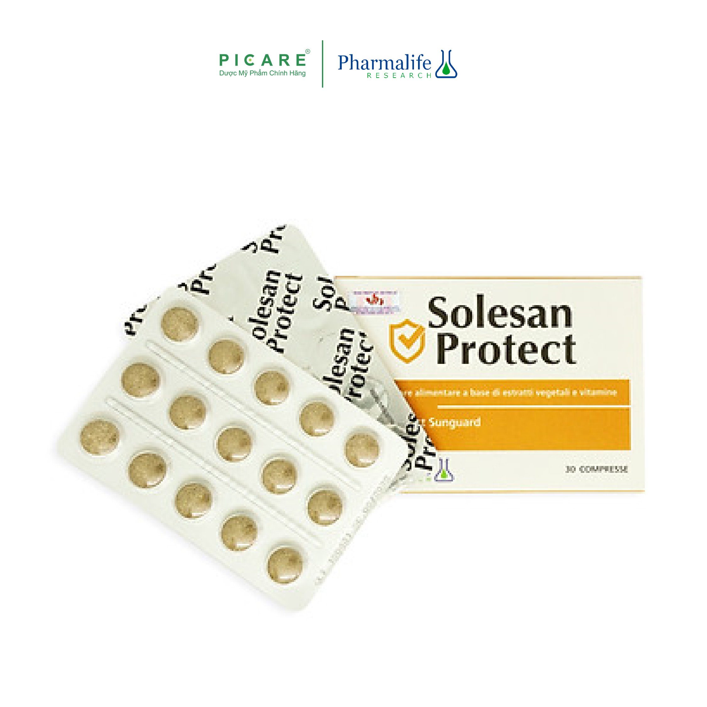 Pharmalife Viên Uống Chống Nắng Và Dưỡng Trắng Da Solesan Protect 30 viên 