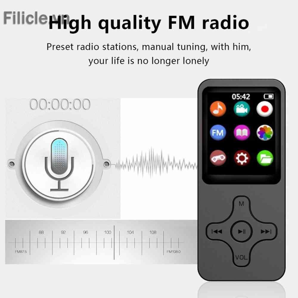Máy Nghe Nhạc MP4 Video MP3 FM Radio Bluetooth 5.0 Đi Bộ Dành Cho Học Sinh